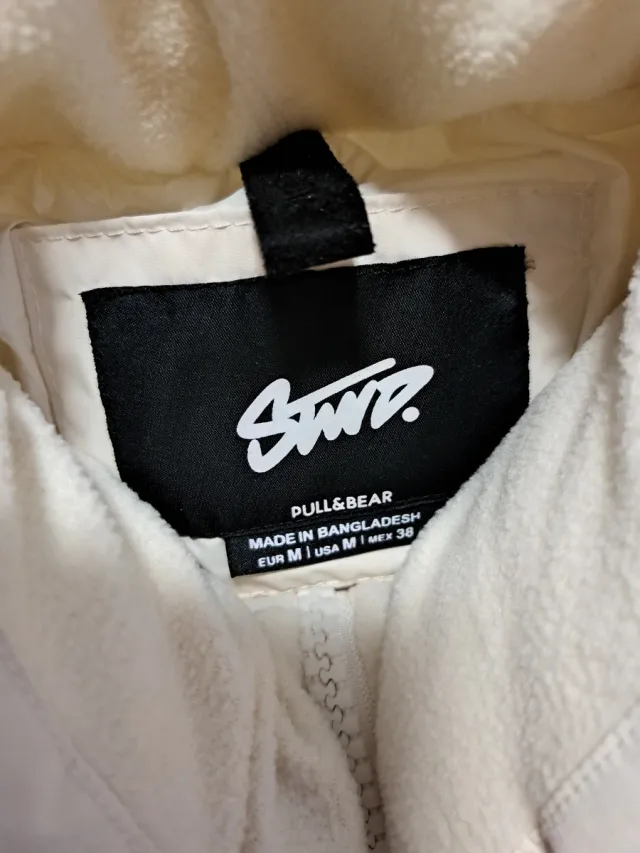 Chaleco de plumas hombre beige