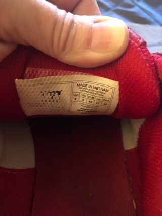 Zapatillas DC Shoes Rojas Talla 42