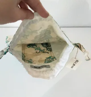 Pochette a sacchetto in tessuto