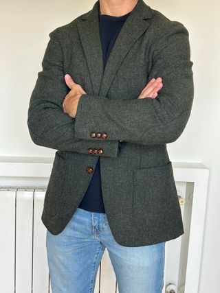 Americana Pedro del Hierro verde Talla 48