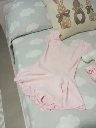 Maillot ballet niña rosa, 5,6, 7 años