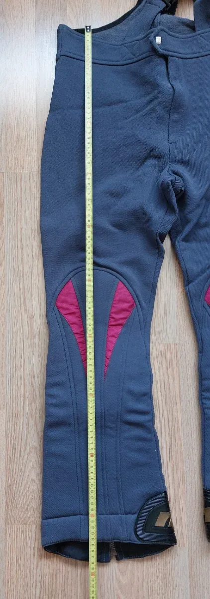 Pantalones de esquí con tirantes grises