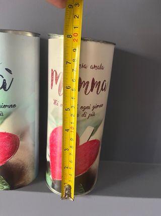 Coppia candele cimitero  ( MAMMA - PAPÀ)