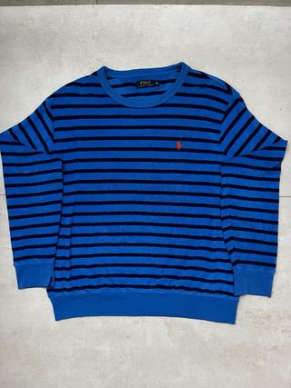 Maglione Polo Ralph Lauren righe blu XL