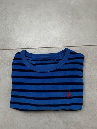 Maglione Polo Ralph Lauren righe blu XL