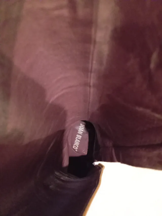 Botas de tacón marrones talla 38