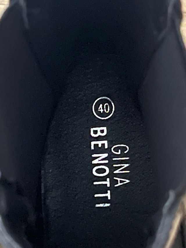 Botas Gina Benotti Negras Talla 40