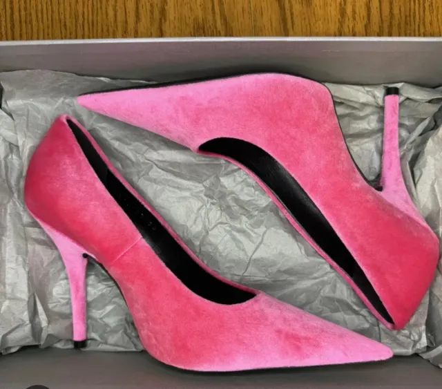 Zapatos Balenciaga Rosa Terciopelo