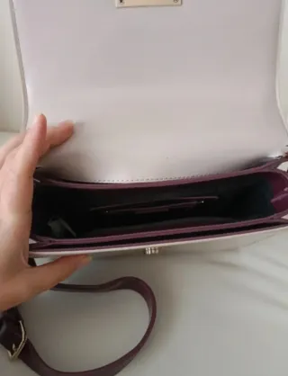 Borsa tracolla Parfois beige e nera