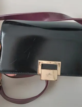 Borsa tracolla Parfois beige e nera