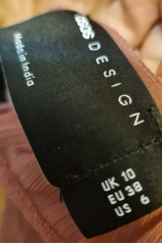 Vestido boho rosa talla única