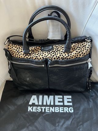 Iconica Borsa Aimee Kestenberg Beige/Nero