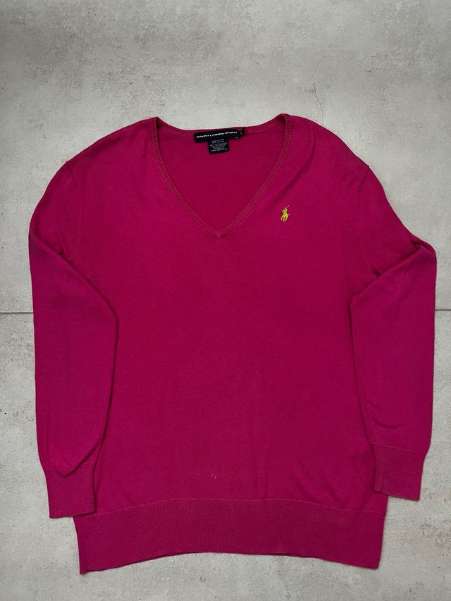Maglione Ralph Lauren fucsia donna taglia S
