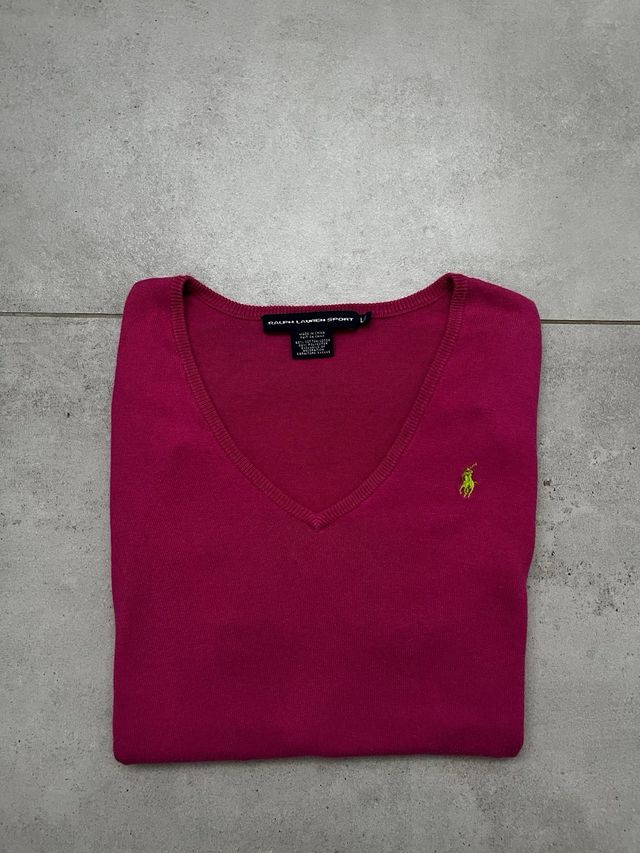 Maglione Ralph Lauren fucsia donna taglia S