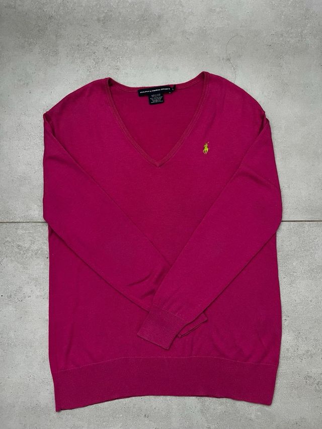 Maglione Ralph Lauren fucsia donna taglia S