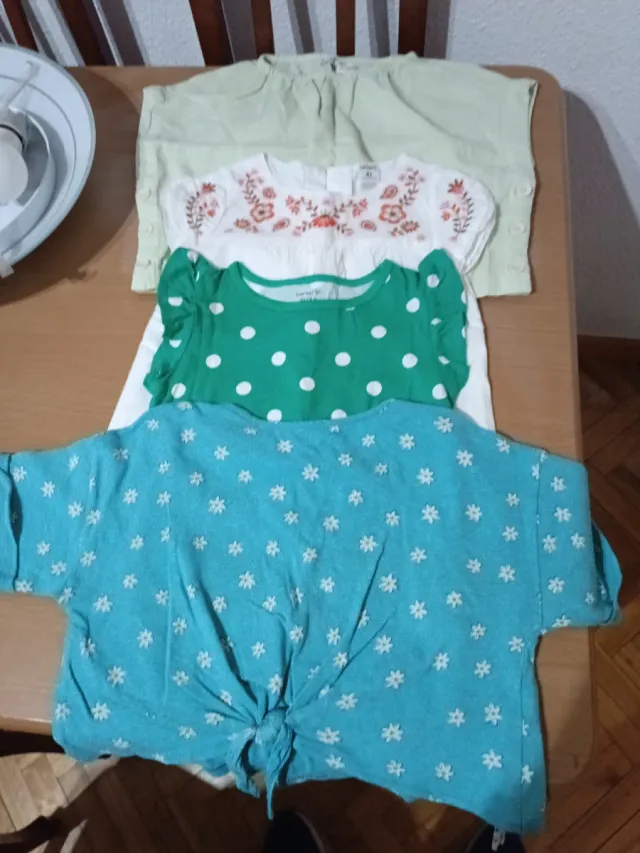 Lote 4 blusas niña