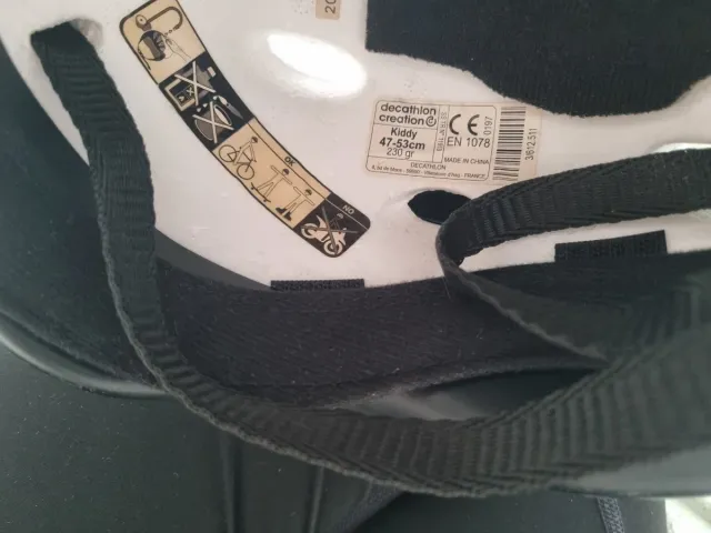 Casco infantil azul Decathlon