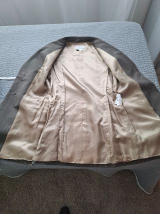 Traje de chaqueta Zara marrón