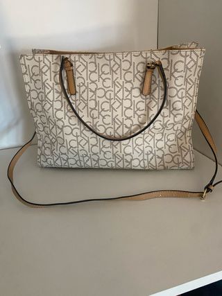 Bolso Calvin Klein Beige y Marrón