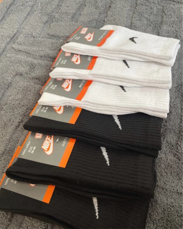 6x Calzini Nike Taglia 36-40