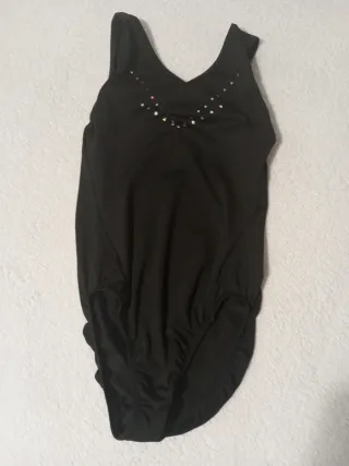 Maillot niña negro talla 6/7 años