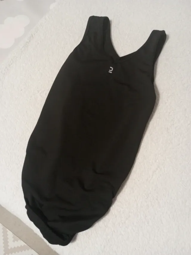 Maillot niña negro talla 6/7 años