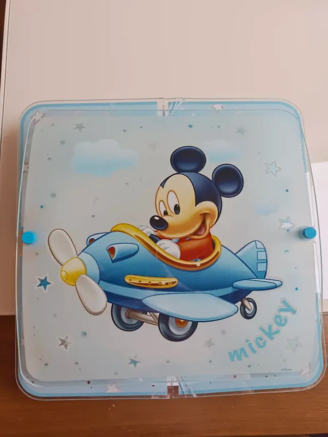 Plafón infantil Mickey Mouse avión