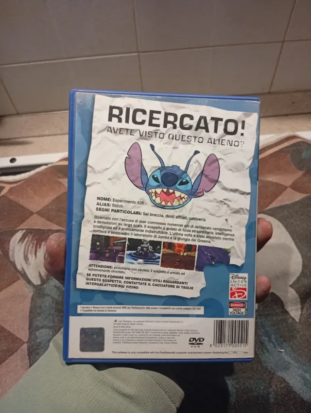 Stitch Esperimento 626 PS2 Disney