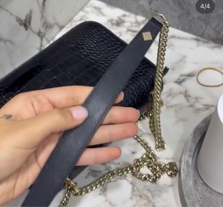 Bolso Jimmy Choo Negro Cocodrilo Nuevo