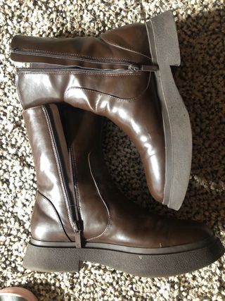 Botines marrones de piel