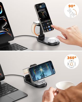 Caricatore Wireless 3-in-1 15W Iphone da 12 a 17