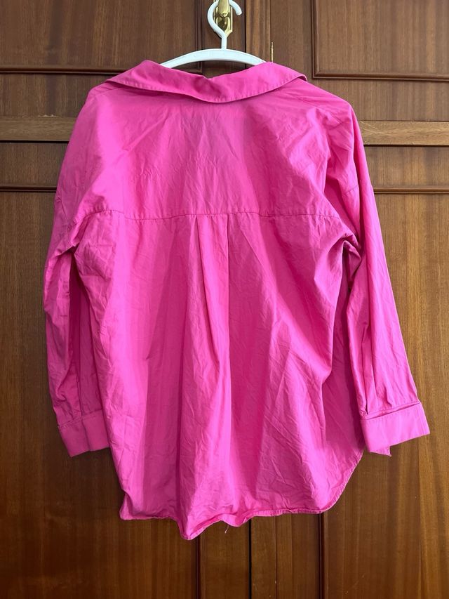 Camisa Fucsia Zara Talla M