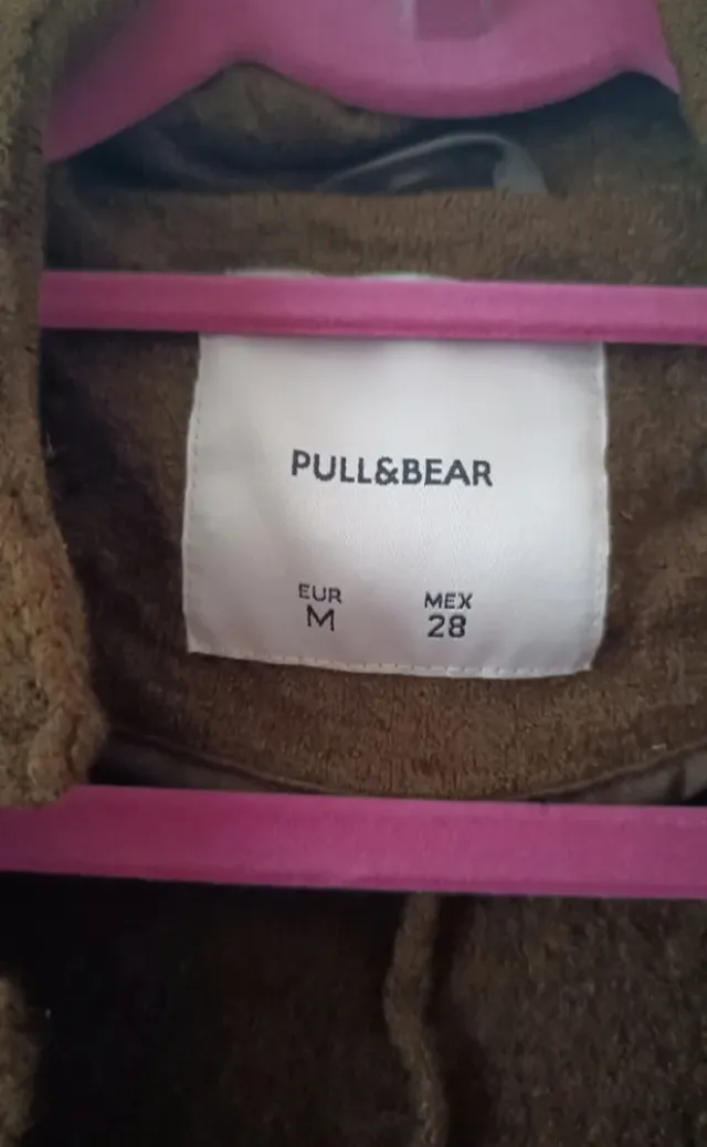 Giacca lunga Pull&Bear verde militare