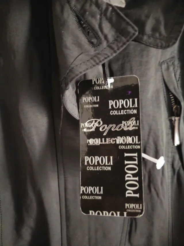 Cappotto Popoli Nero Taglia Unica Nuovo