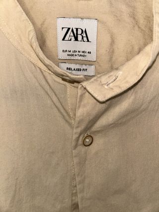 Camisa con bajo bordado