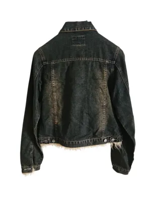 Giacca Jeans NEW GATE Foderata Pelliccia Vintage S