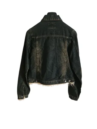 Giacca Jeans NEW GATE Foderata Pelliccia Vintage S