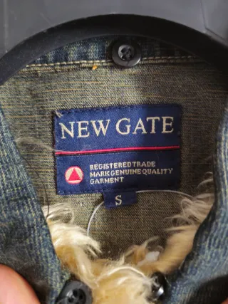 Giacca Jeans NEW GATE Foderata Pelliccia Vintage S