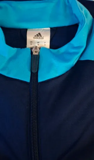 Conjunto Adidas Talla M Azul y Blanco