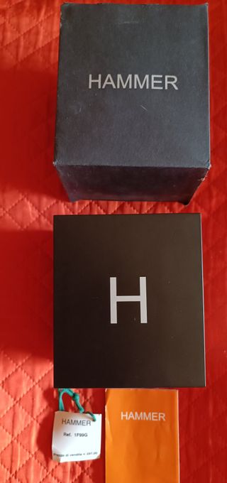 Orologio Hammer Cronografo Pelle Marrone Oro