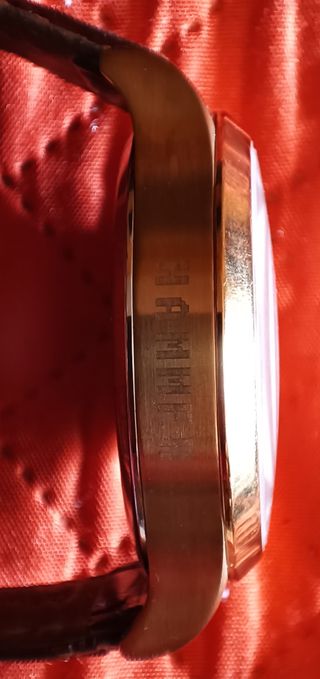 Orologio Hammer Cronografo Pelle Marrone Oro