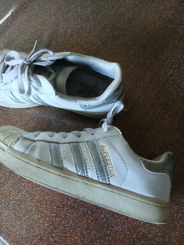 Adidas Superstar Bianche e Argento