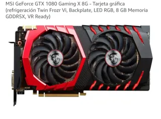 MSI GTX 1080 Gaming X 8G Tarjeta Gráfica