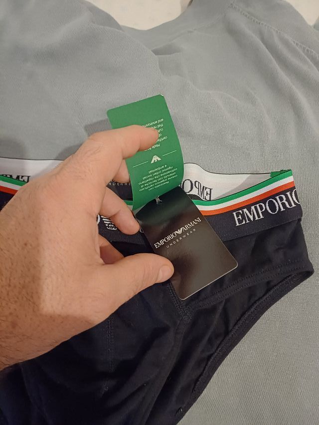 Slip Emporio Armani Negro Talla S