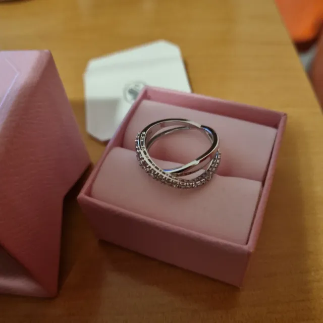 Anillo Swarovski Plata y Circonitas