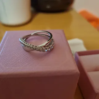 Anillo Swarovski Plata y Circonitas