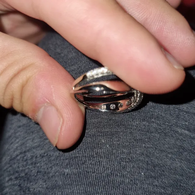 Anillo Swarovski Plata y Circonitas