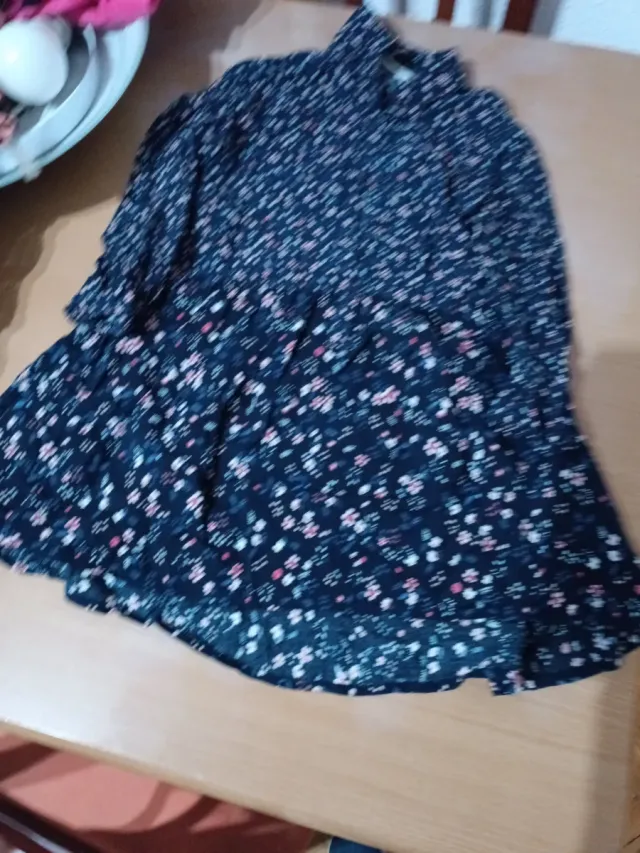 Vestido niña mariquitas rosa