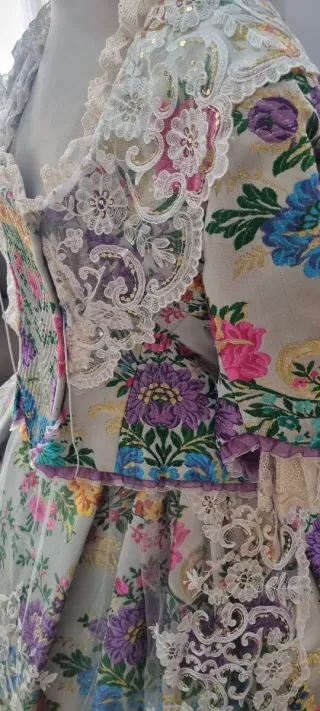 Traje de Fallera Multicolor