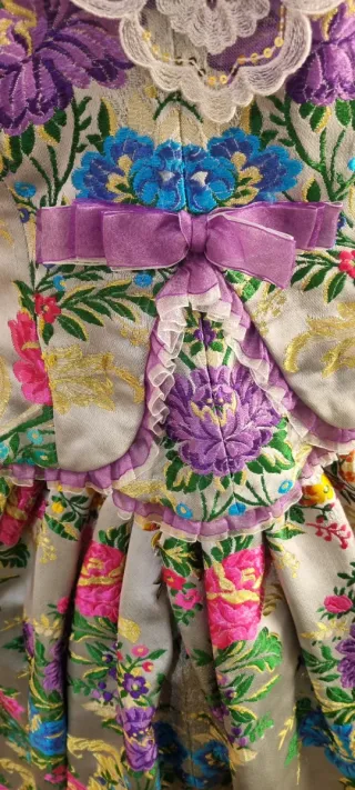 Traje de Fallera Multicolor